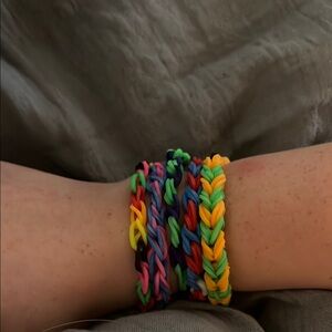 Colorful Kids Braided Bracelets Set